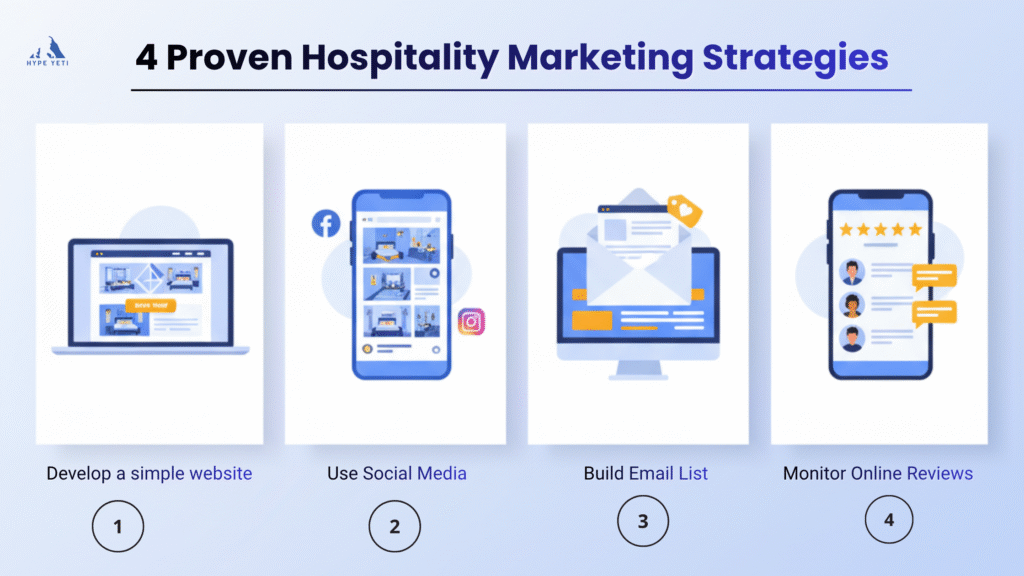 4 proven hospitality marketing strategies