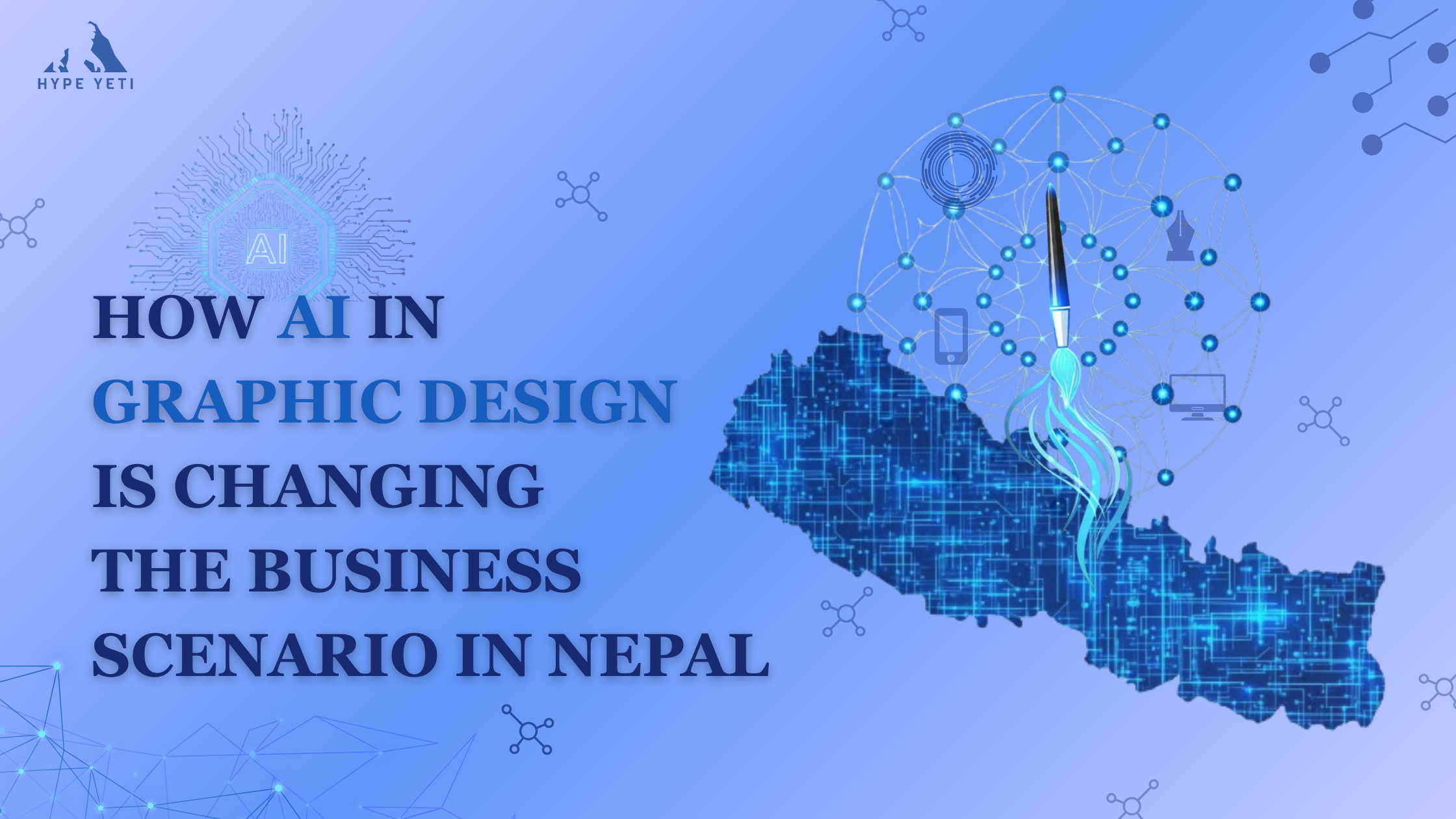 Graphic design with AI in Nepal